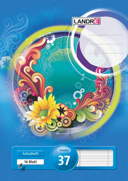 Cahier LANDRÉ Bleu 37 Ligné A4 21 x 29,7 cm 80 g/m² 16 Feuilles