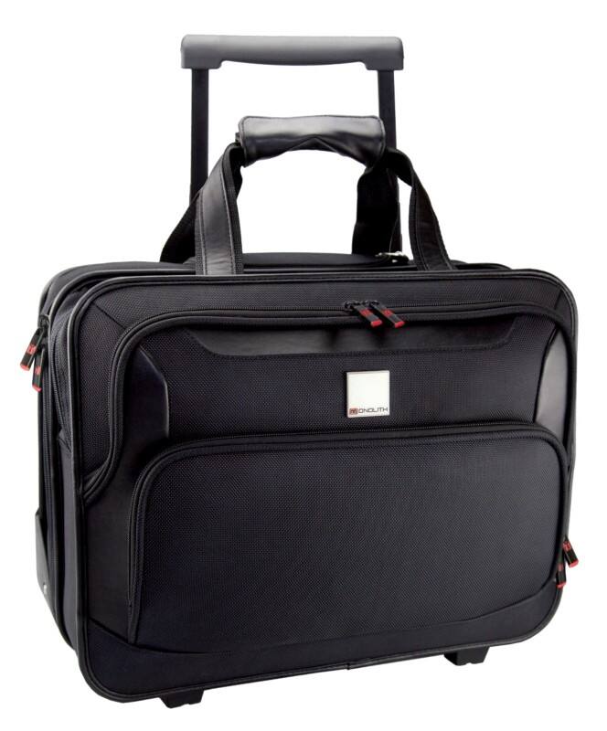 Valise à roulettes pour ordinateur portable Monolith 2372 15.6 " Nylon Noir 42,5 x 20 x 32,5 cm