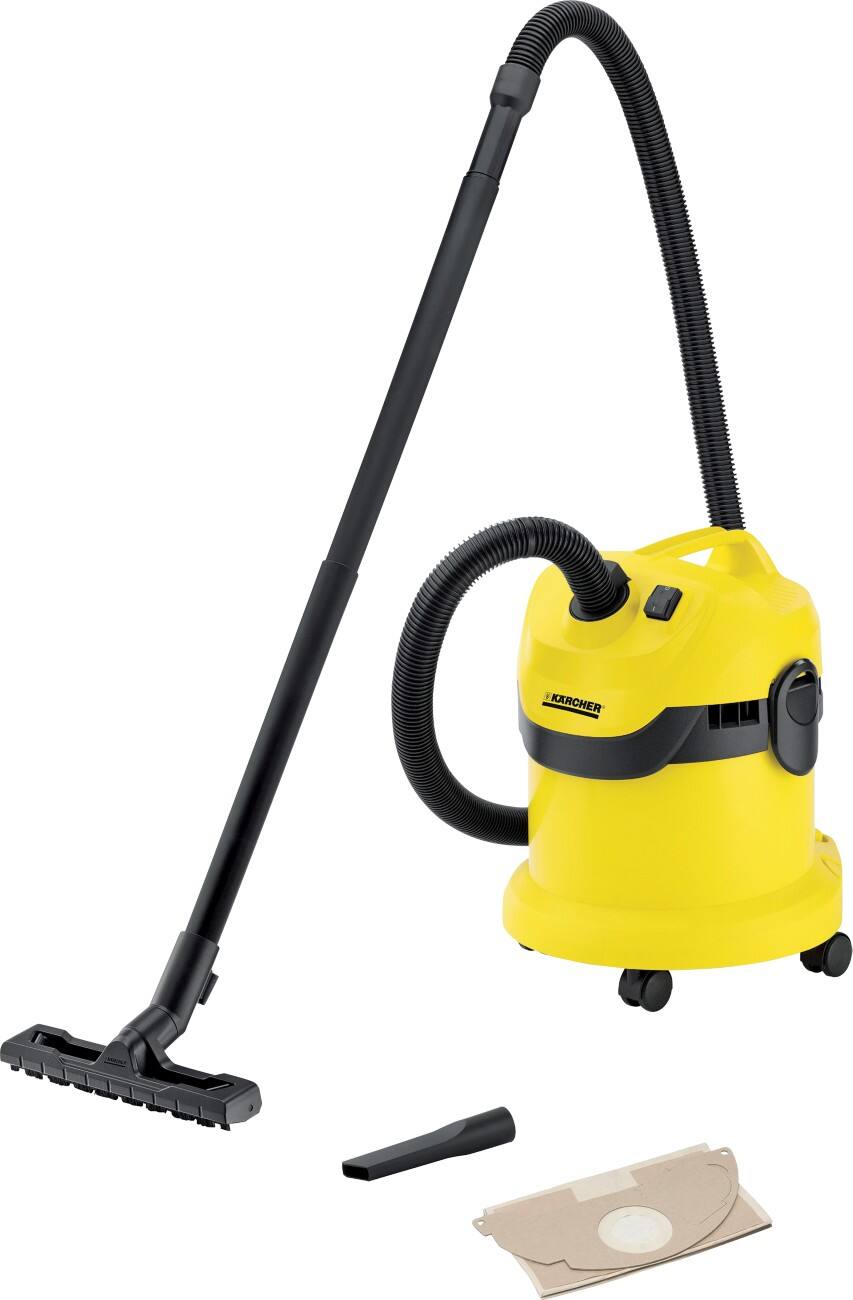 Aspirateur multifonction Kärcher WD 2 Noir, jaune 12 L 1000 W