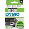 Ruban d’étiquettes Dymo D1 S0720680 / 40913 d’origine Autocollantes Noir sur blanc 9 mm x 7 m