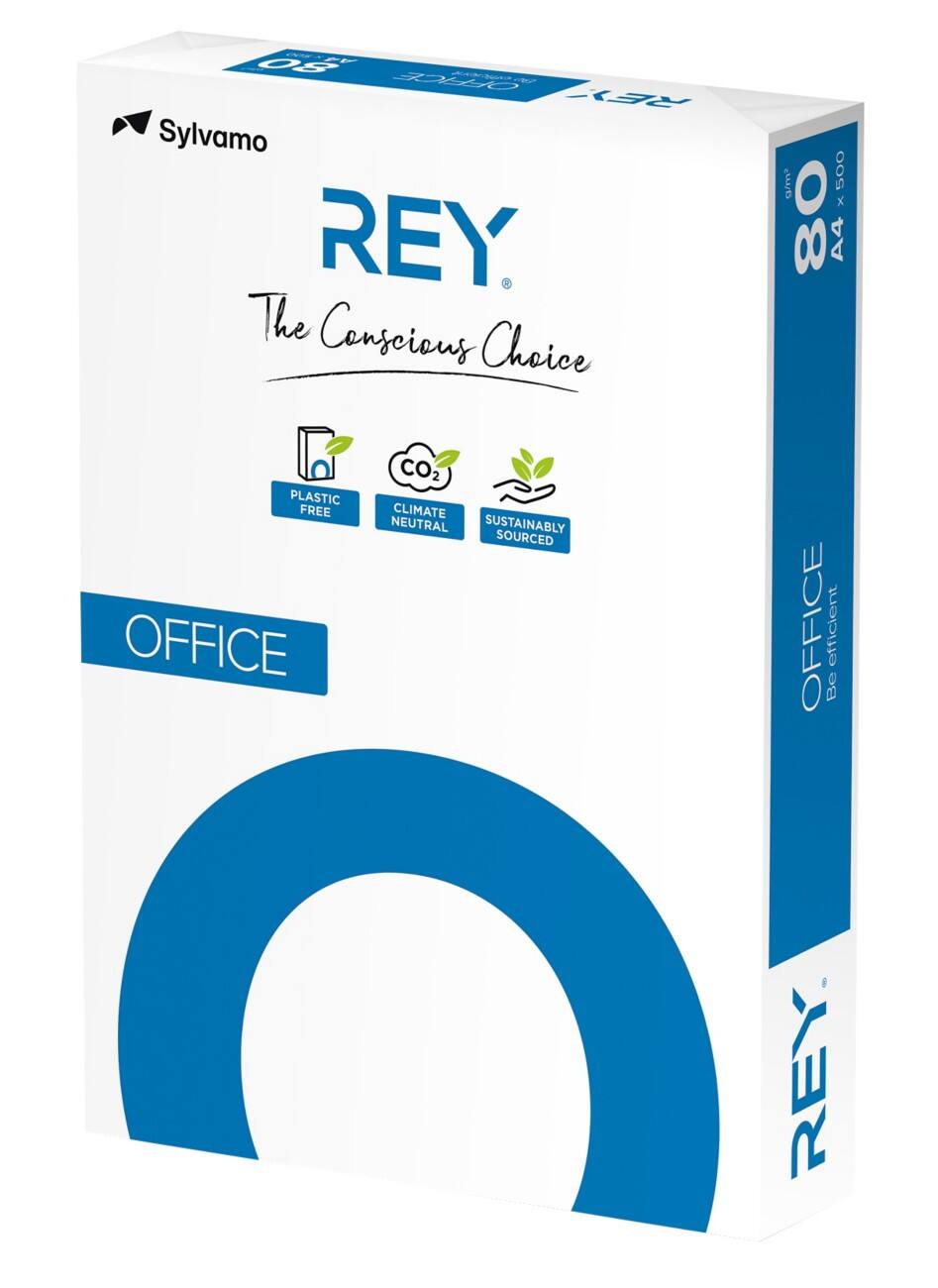 Papier Rey Office A4 80 g/m² Blanc 500 feuilles