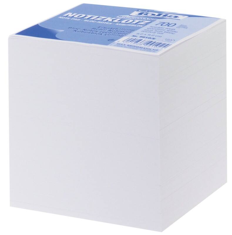 Recharge pour blocs cube Folia 90 x 90 mm Blanc 700 Feuilles