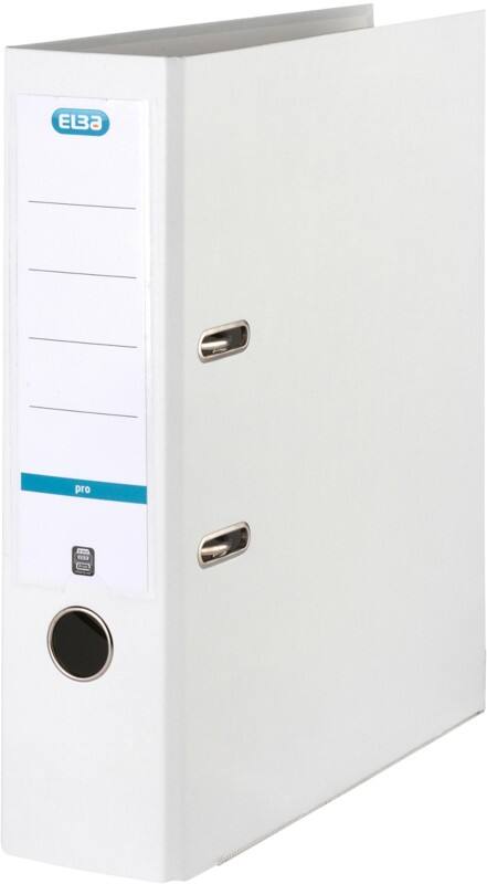 Classeur à levier ELBA Smart Polypropylène, papier A4 2 Anneaux Blanc