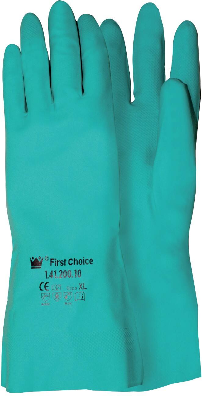 Gants First Choice Nitrile Taille M Vert 1 Paires de 2 Gants