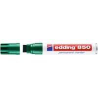 Marqueur permanent edding 850  Biseautée 5 - 16 mm Vert Rechargeable  