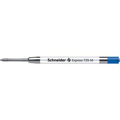 Recharge pour stylo à bille Schneider 735M 0.4 mm Bleu 10 Unités