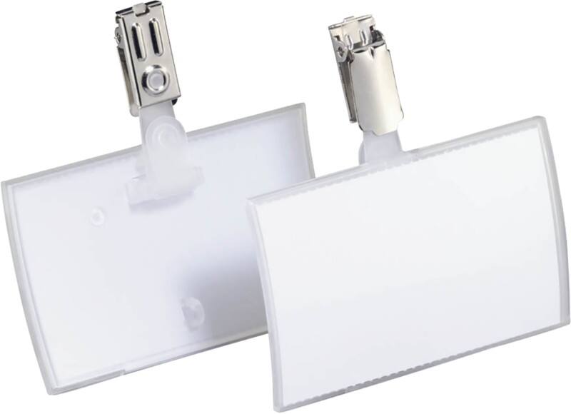 Support pour cartes de visite Click-Fold DURABLE avec Clip Click Fold 90 x 54 mm 25 Unités