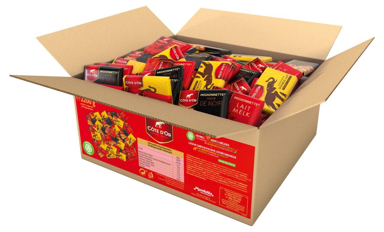 Mignonnettes de chocolat Côte d'Or Mix 220 Unités de 10 g