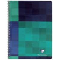 Cahier à spirales Clairefontaine A5+ Assortiment Couverture en carton laminé Quadrillé 50 feuilles