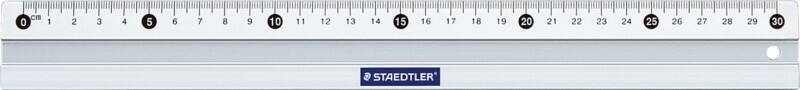 Règle STAEDTLER Aluminium Argenté 30 cm 56330