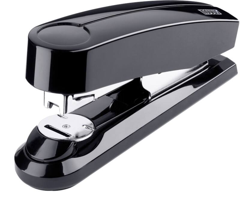 Agrafeuse Novus NOVUS OFFICE B4FC Flat Clinch Demi bande 50 Feuilles Noir 24/6, 24/8, 26/6, 26/8 Métal, Plastique