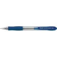 Stylo-bille Pilot Super Grip Rétractable Bleu 0,4 mm Moyen Conique Rechargeable