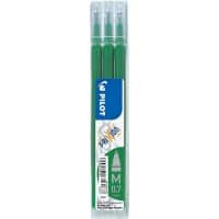 Recharge pour stylo-bille Pilot FriXion Ball/Clicker Refill 0,4 mm Vert 3 Unités