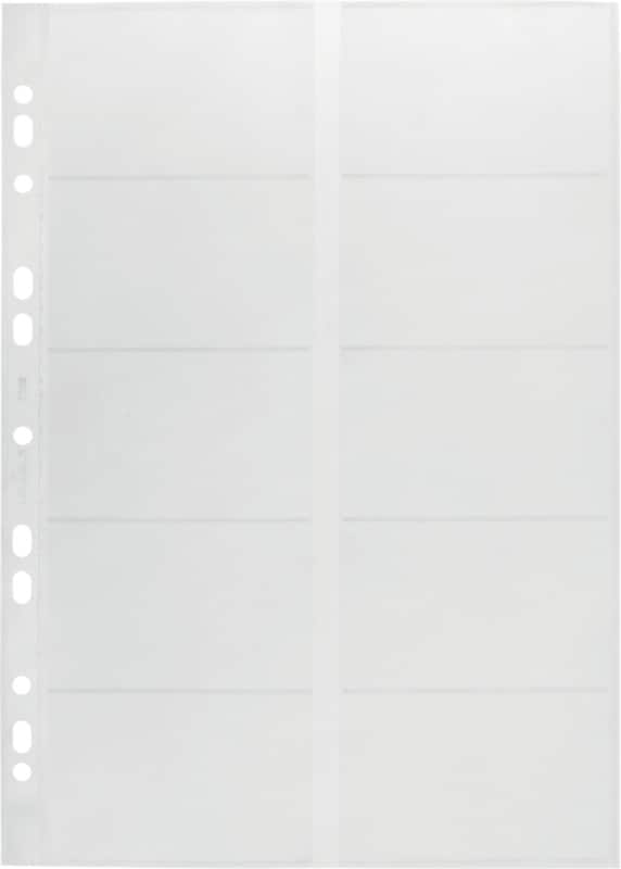Présentoir cartes de visite DURABLE A4 10 Cartes Transparent 10 Unités