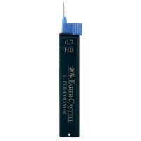Mines moyennes pour porte-mines. Faber-Castell 120700 Noir HB 12 Unités