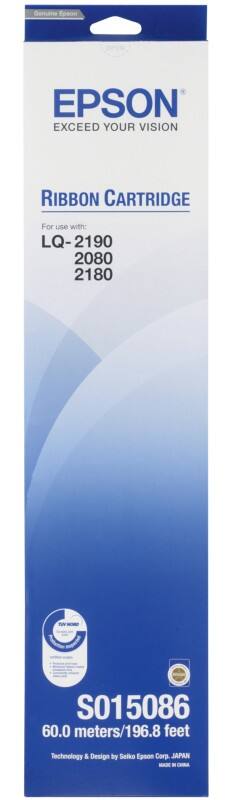 Ruban encreur Epson S015086 D'origine C13S015086 Noir