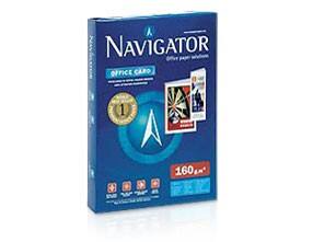 Papier imprimante Navigator Office Card A4 160 g/m² Lisse Blanc 250 Feuilles