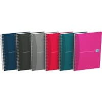 Cahier à spirales OXFORD Office Essentials A5 Assortiment Couverture en carton couché Quadrillé 90 feuilles