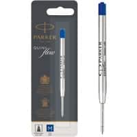 Recharge pour stylo bille Parker Quinkflow 0,7 mm Bleu