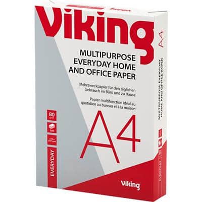 Papier Viking Everyday A4 80 g/m² Lisse Blanc 500 Feuilles
