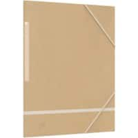 Farde à 3 rabats OXFORD Touareg 100200679 A4 Carton Élastique Beige 24 x 32 cm