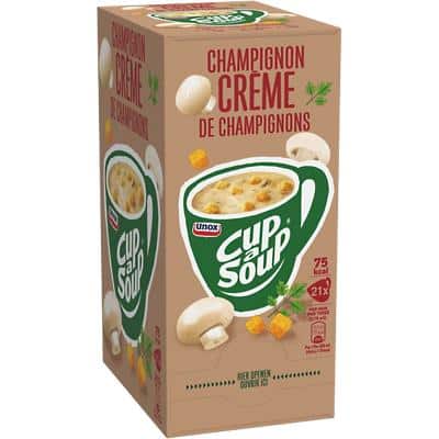 Soupe instantanée Unox Cup-a-Soup Crème champignons 21 Unités de 175 ml