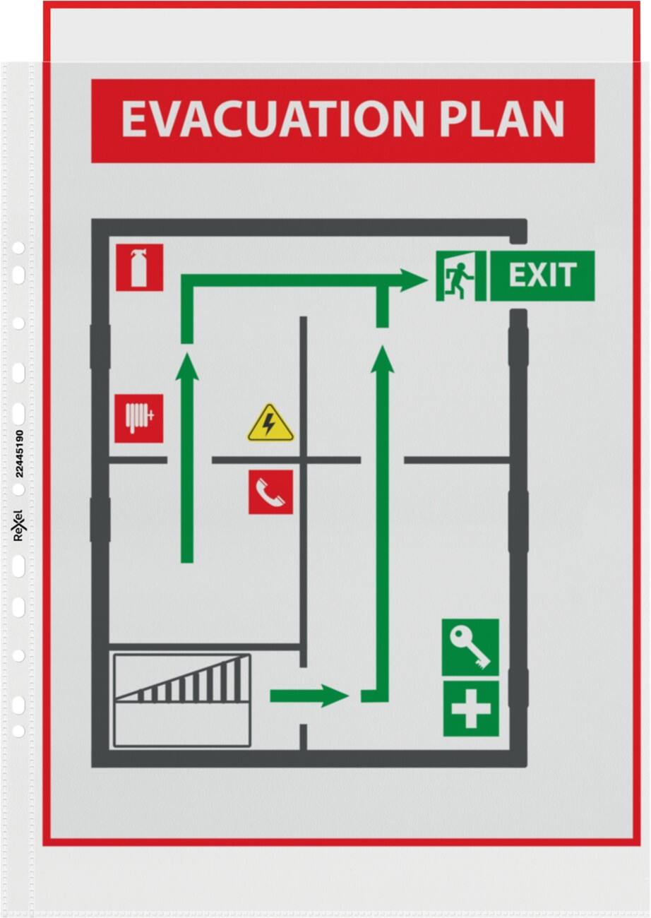 Pochettes perforées Hetzel A3 polypropylène 80 microns 32 x 43,1 cm 10 unités