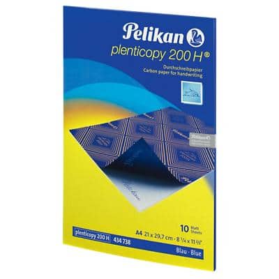 Papier Pelikan 434738 A4 28 g/m² 21 x 29,7 cm Bleu 10 Feuilles