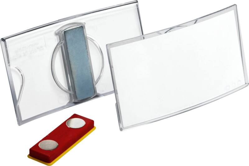 Badges magnétiques DURABLE avec Aimant 812319 75 x 40 mm 25 Unités