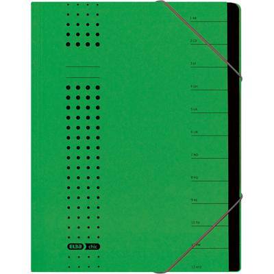 Dossier de classement ELBA Chic A4 Vert Carton 25 x 1,5 x 31,5 cm
