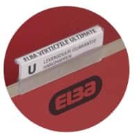 Porte-étiquettes ELBA Verticfile Blanc Plastique 6,5 cm 25 Unités