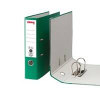 Classeur à levier Viking Large A4 75 mm Vert 2 Anneaux Carton Mat Portrait