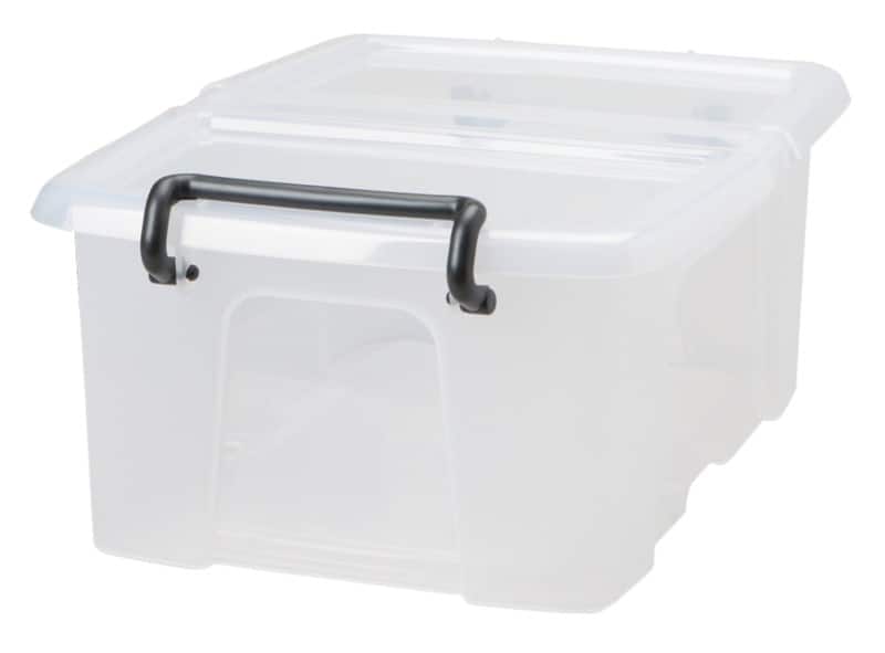 Boîte de rangement Plastique 12 L Transparent 29,5 x 40 x 17 cm