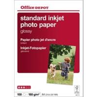 Papier photo Office Depot Brillant A4 180 g/m2 100 feuilles