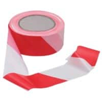 Bande de signalisation Viso PP (Polypropylène) 5 cm x 100 m Blanc, rouge RSNA01RB