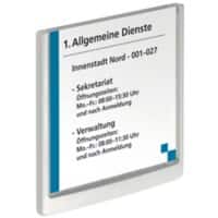 Plaque de porte DURABLE 14,9 x 14,9 cm