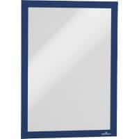 Cadre d'affichage DURABLE DURAFRAME A4 Adhésif, Magnétique Bleu Adhésif 487207 23,4 (L) x 0,6 (P) x 32,6 (H) cm 2 Unités