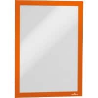 Cadre d’affichage DURABLE DURAFRAME A4 Adhésif, Magnétique Orange Adhésif 487209 23,4 (L) x 0,6 (P) x 32,6 (H) cm 2 Unités