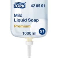Savon pour les mains Tork Liquide Frais S1 Premium Mild Jaune 420501 1 L