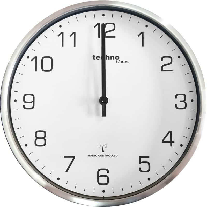 Horloge murale TechnoLine WT8900 33 x 4,8 cm Argenté