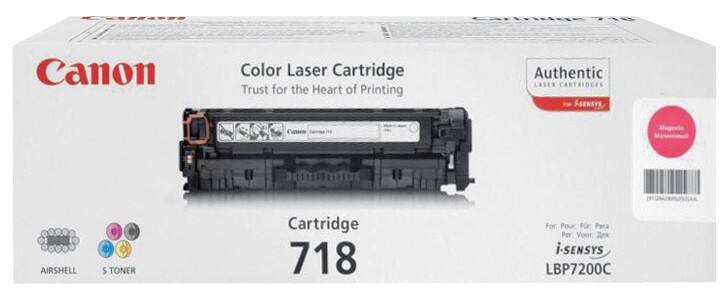 Toner 718M D'origine Canon Magenta