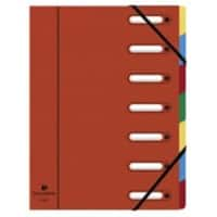 Trieur à fenêtre Exacompta Harmonika 55075E Rouge A4 24 x 32 cm 250 g/m²