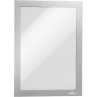 Cadre d’affichage DURABLE DURAFRAME A5 Adhésif Argenté Adhésif 487123 23,6 (L) x 17,6 (H) cm 2 Unités