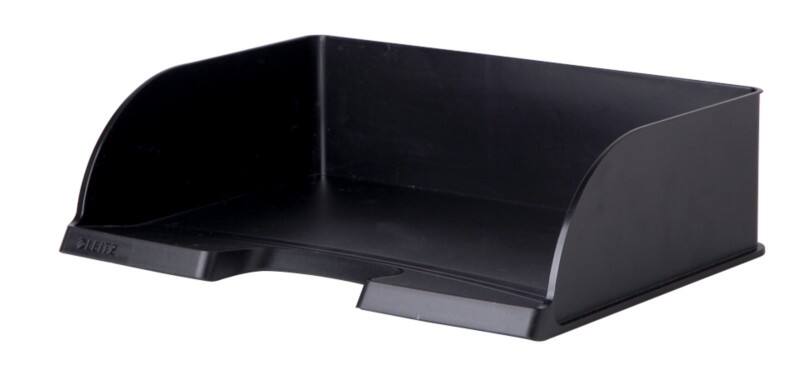 Corbeille à courrier Leitz Jumbo Plastique Noir 500 Feuilles 36,3 x 27,3 x 10,3 cm