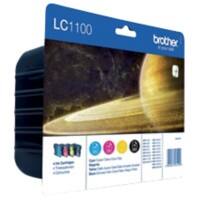Cartouche d’encre Brother LC1100HYVALBP D'origine Noir, cyan, magenta, jaune Multipack 4 Unités