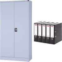 Armoire à portes battantes Realspace Gris 920 x 420 x 1800 mm