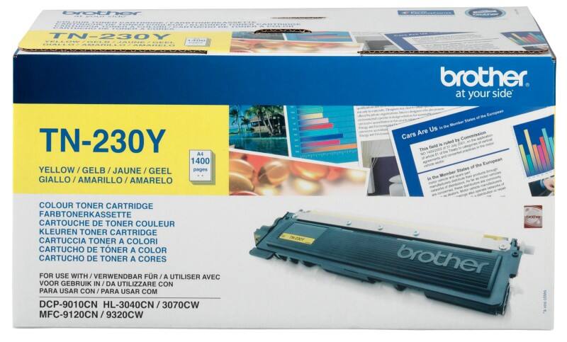 Toner Brother TN-230Y D'origine Jaune