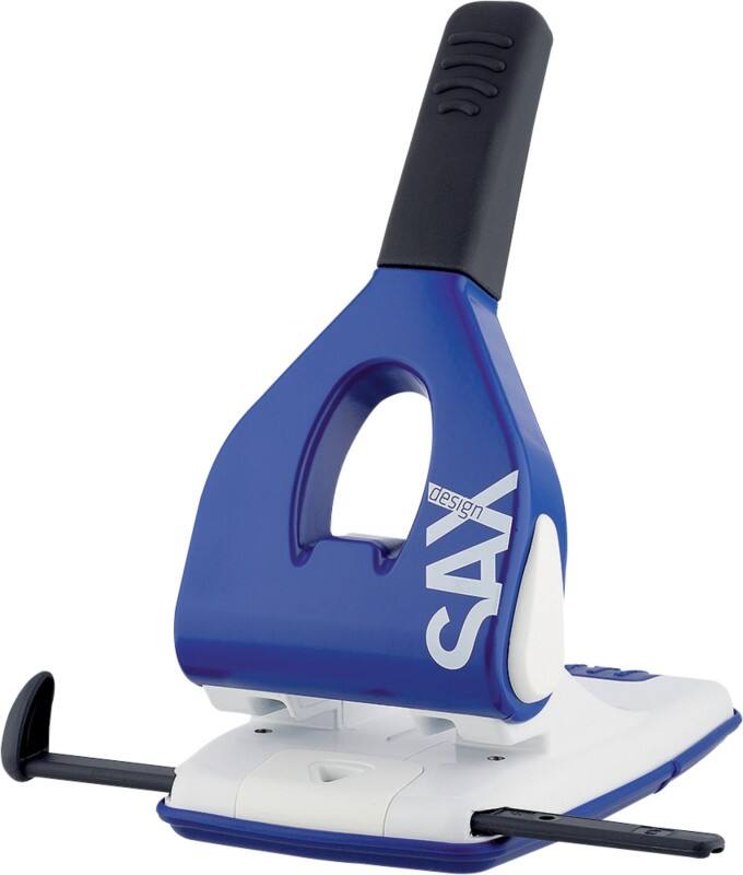 Perforateur SAX 2 Perforations Métal 65 Feuilles 618 Bleu