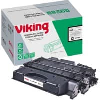 Toner Viking 05X compatible HP CE505XD Noir 2 Unités