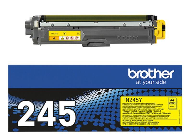 Toner Brother TN-245Y D'origine Jaune